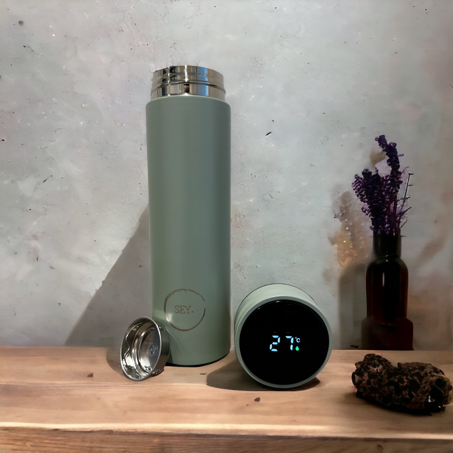 LED Smart Digital Display Insulated Flask